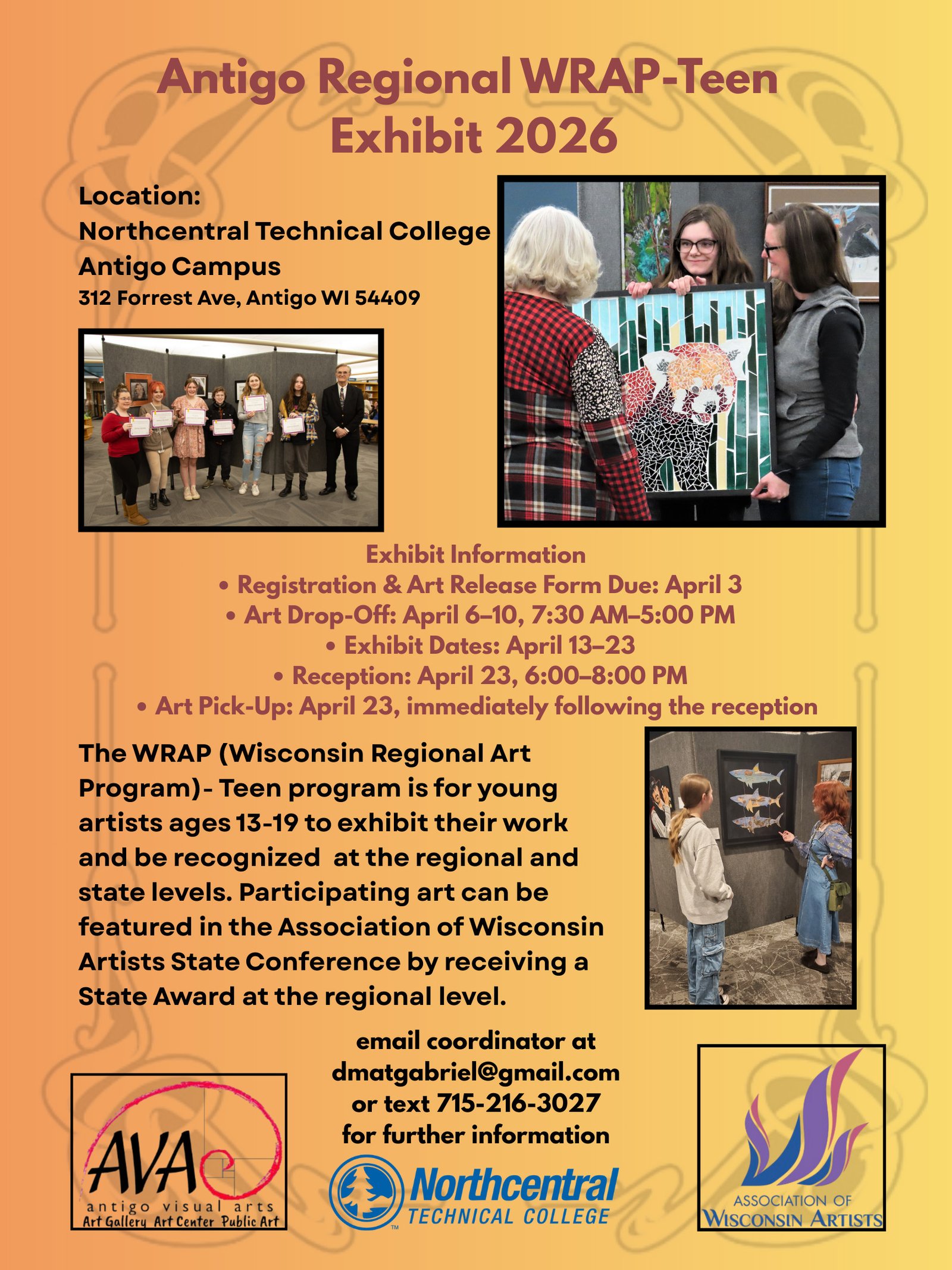 Antigo Regional WRAP – Teen Exhibit 2026