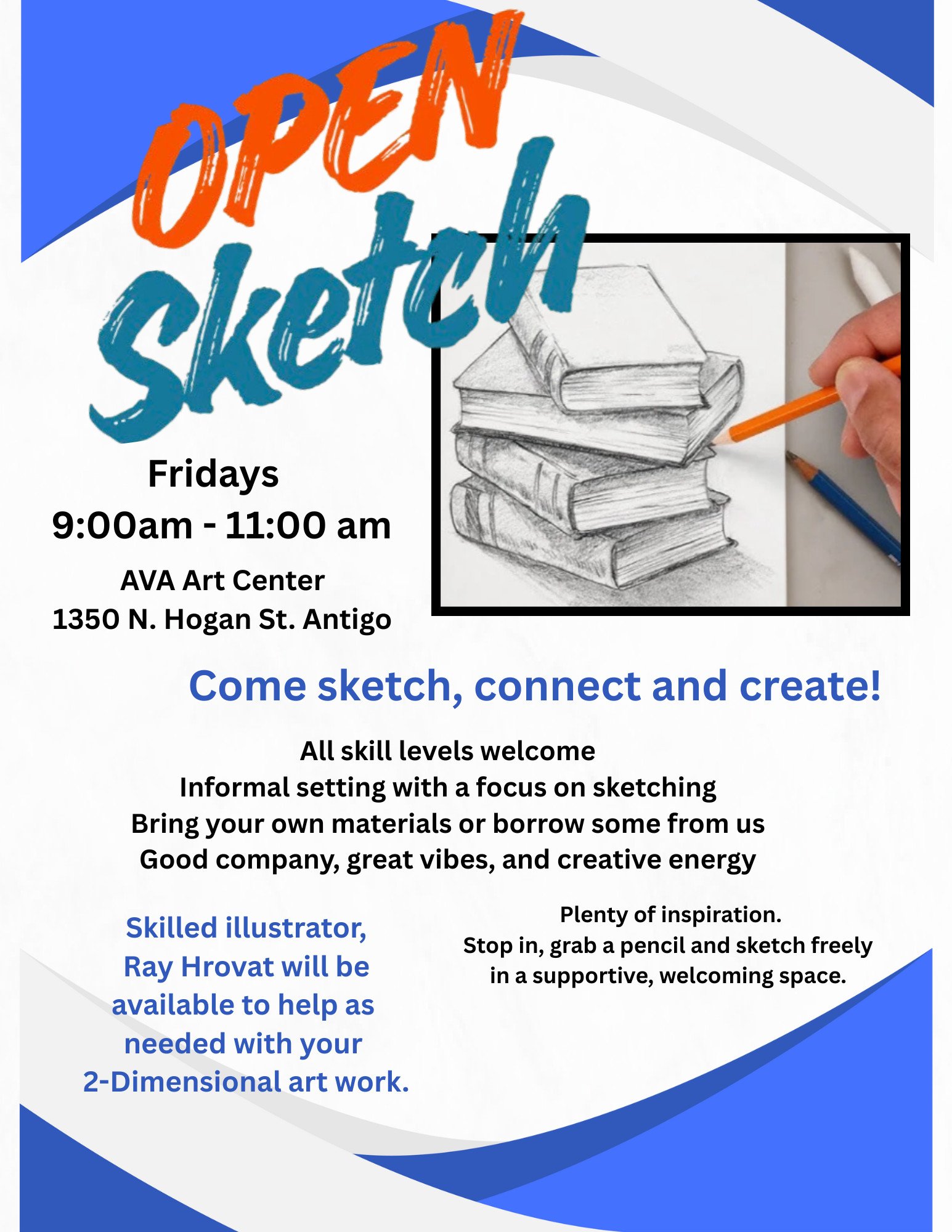 Fridays 900am – 1100 amagraph text