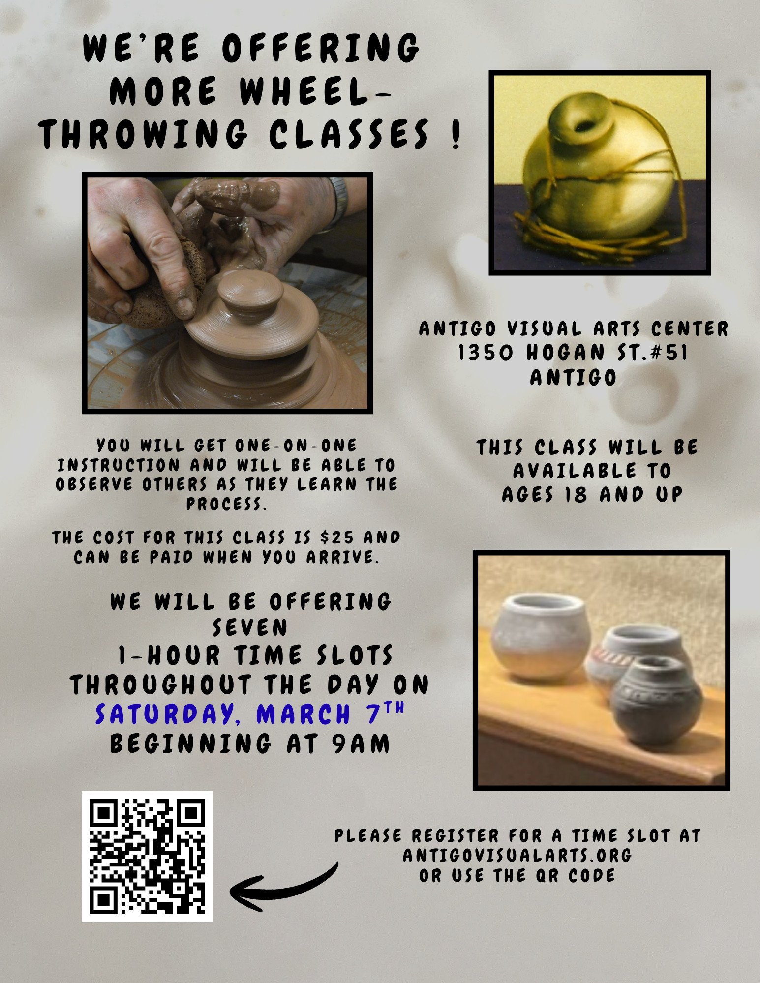 March 7th- Wheel Throwing