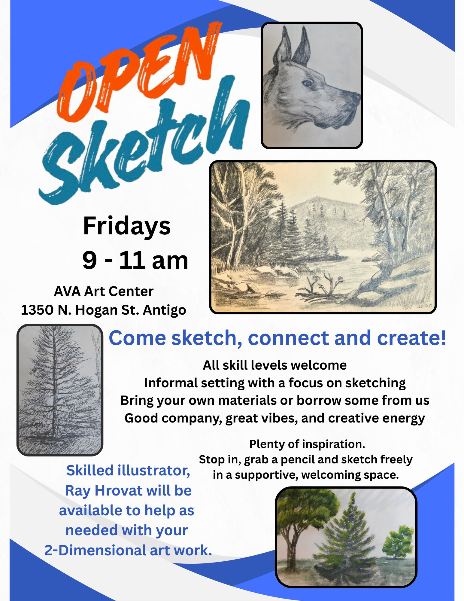 Fridays 900am – 1100 amagraph text